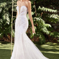 Jaila Sweetheart Lace applique Mermaid shape Wedding Gown
